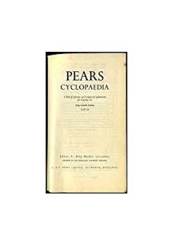 Pears cyclopaedia
