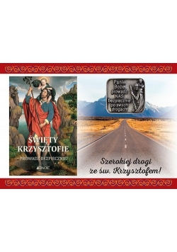 Święty Krzysztofie modlitewnik + medalik