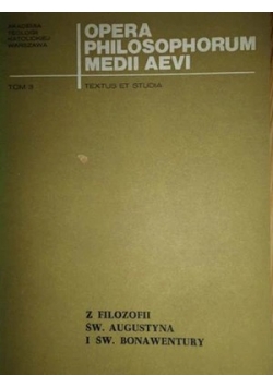 Opera Philosophorum Medii Aevi, tom 3