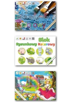 Blok rysunkowy kolorowy A3/20K (10szt) LUCRUM