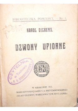 Dzwony upiorne, 1923r.