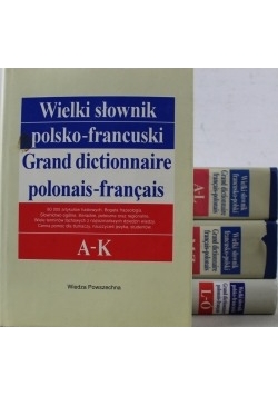 Wielki słownik polsko francuski 4 tomy