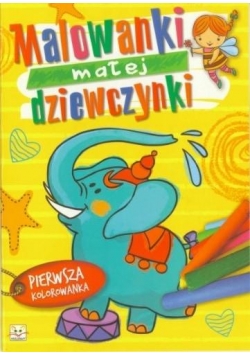 Malowanki małej dziewczynki