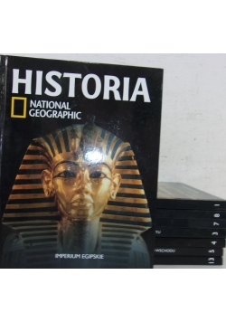 National Geographic: Historia, zestaw 1-5,7,8,13 książek