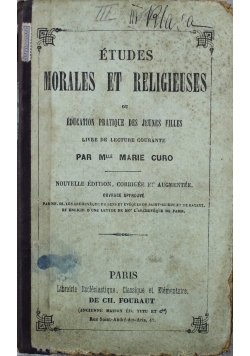 Etudes Morales et religieuses 1881 r