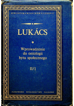 Wprowadzenie do ontologii bytu społecznego II / 1