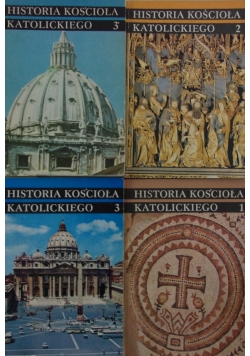 Historia Kościoła katolickiego. Zestaw 4 książek