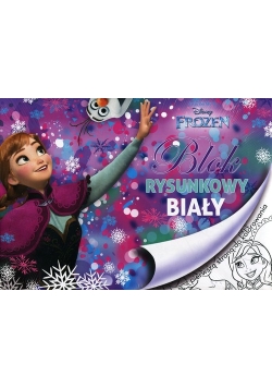 Blok rysunkowy A4 Frozen biały 20 kartek strona do kolorowania 10 sztuk