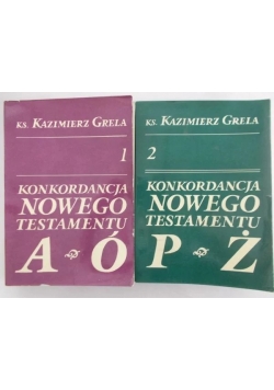 Konkordanacja Nowego Testamentu, cz 1 i 2