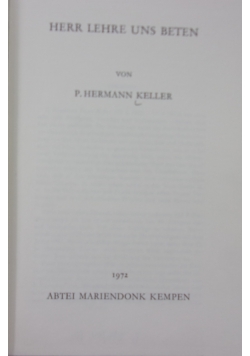 Herr Lehre und Beten