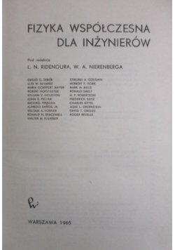 Fizyka współczesna dla inżynierów