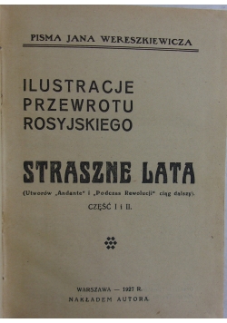 Ilustracje przewrotu rosyjskiego straszne lata, 1927 r.