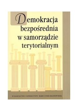 Demokracja bezpośrednia w samorządzie terytorialnym