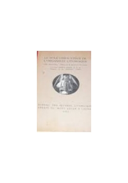 Le role unificateur de  l organiste liturgique, 1921r