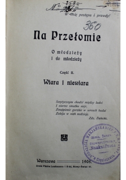 Na Przełomie cz. II 1908 r.