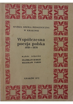Współczesna poezja polska 1939 - 1970