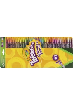 Kredki ołówkowe wykręcane 40 kolorów CRAYOLA