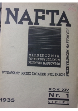 Nafta, 1935 r.