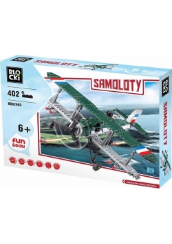 Klocki Blocki Samoloty 402 el.