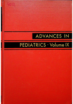 Advances in pediatrics
