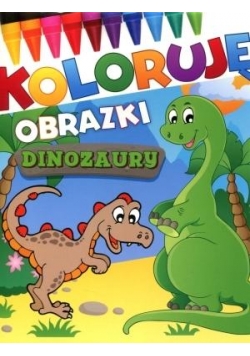 Koloruję obrazki. Dinozaury
