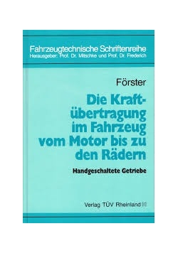 Die Kraftubertragung im Fahrzeug vom Motor bis zu den Radern