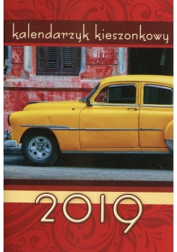 Kalendarz 2019 kieszonkowy Kuba