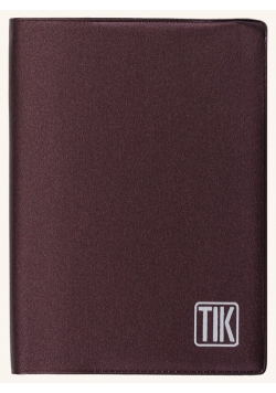 Kalendarz 2019 TIK kieszonkowy metalic bordo