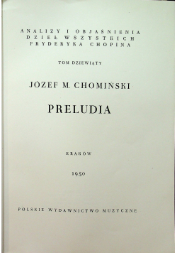 Preludia Chopina Tom IX 1950 r.