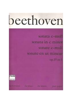 Ludwig van Beethoven - Sonata c-moll na fortepian