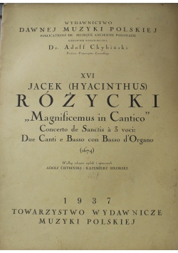 Jacek Różycki Tom XVI 1937 r