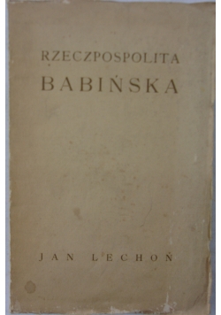 Rzeczpospolita Babińska, 1920 r.