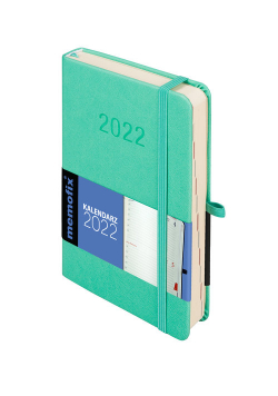 Kalendarz 2022 Memo B6 DNS turkusowy
