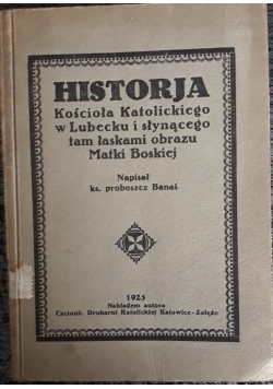 Historia Kościoła Katolickiego w Lubecku ... , 1925 r.