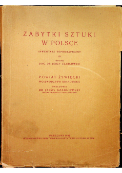 Zabytki sztuki w Polsce 1948r