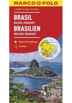 Mapy kontynentalne Brazylia...1:4 mil. MARCO POLO