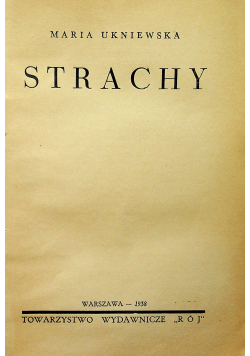 Strachy 1938 r