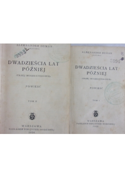 Dwadzieścia lat później, Tom II,  1928r.