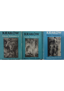 Kraków Kościoły Śródmieścia - zestaw 3 książek