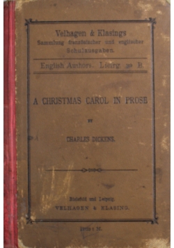 A Christmas Carol in Prose 1896 r.
