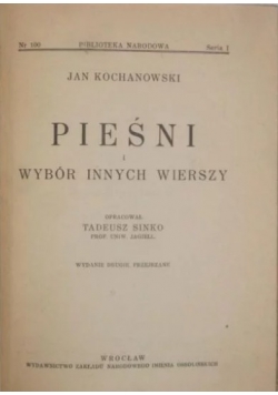 Pieśni i wybór innych wierszy, 1948r.