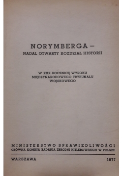 Norymberga - nadal otwarty rozdział historii