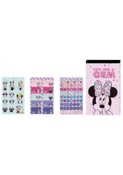 Naklejki w zeszycie 200 sztuk Minnie