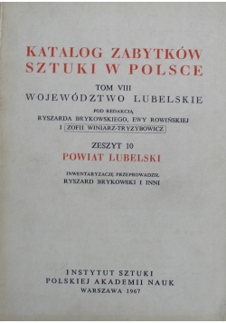Katalog zabytków sztuki w Polsce Tom VIII Zeszyt 10