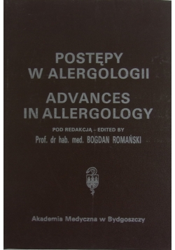 Postępy w alergologii/ Advances in allergology