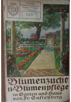 Blumenzucht und Blumenpflege, 1913 r.