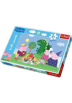 Puzzle 24 maxi Świnka Peppa - Uczta TREFL