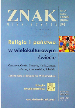 Znak miesięcznik nr 595