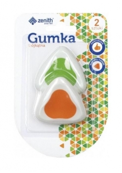 Gumka trójkątna 2 sztuki ZENITH