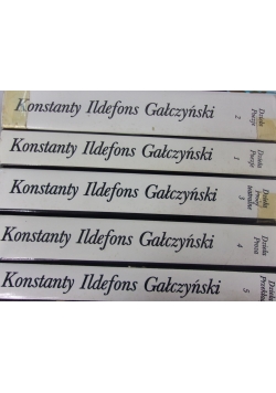 Dzieła Poezje ,zestaw 5 książek